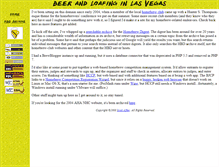Tablet Screenshot of beerandloafing.org